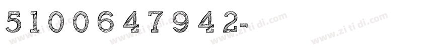 5 1 0 0 6 4 7 9 4 2字体转换